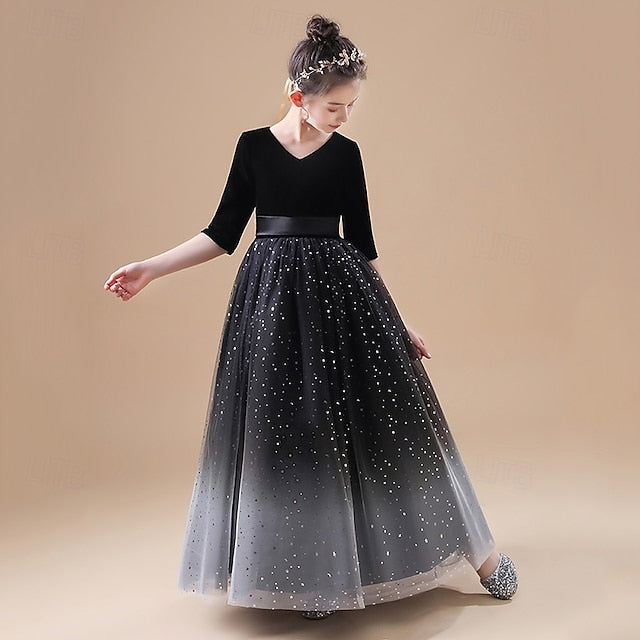 Dress Princess Kid's Girl Girls' Flower FashionChic