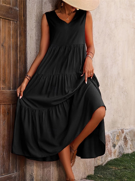 Women's Maxi Dress Casual Dress Swing Dress A Line Dress FashionChic