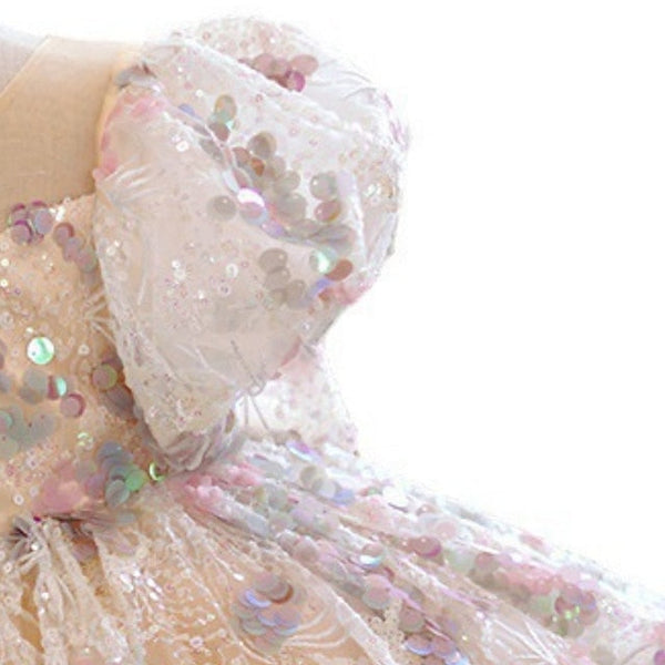 Kids Dress Short Party Sleeve Color Girls' Solid FashionChic