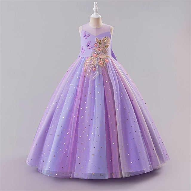 Girls' Princess Dress Flower Kid's Girl FashionChic