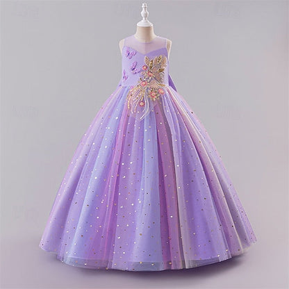 Girls' Princess Dress Flower Kid's Girl FashionChic