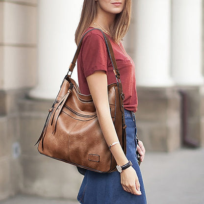 Bag PU Crossbody Women's Leather Shoulder Hobo Tote FashionChic