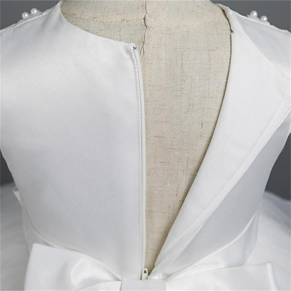 Party Color Girls' Solid Toddler Dress Sleeveless FashionChic