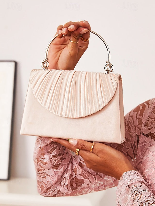 Clutch Bag Lace Party Polyester Wristlet Women's Evening FashionChic