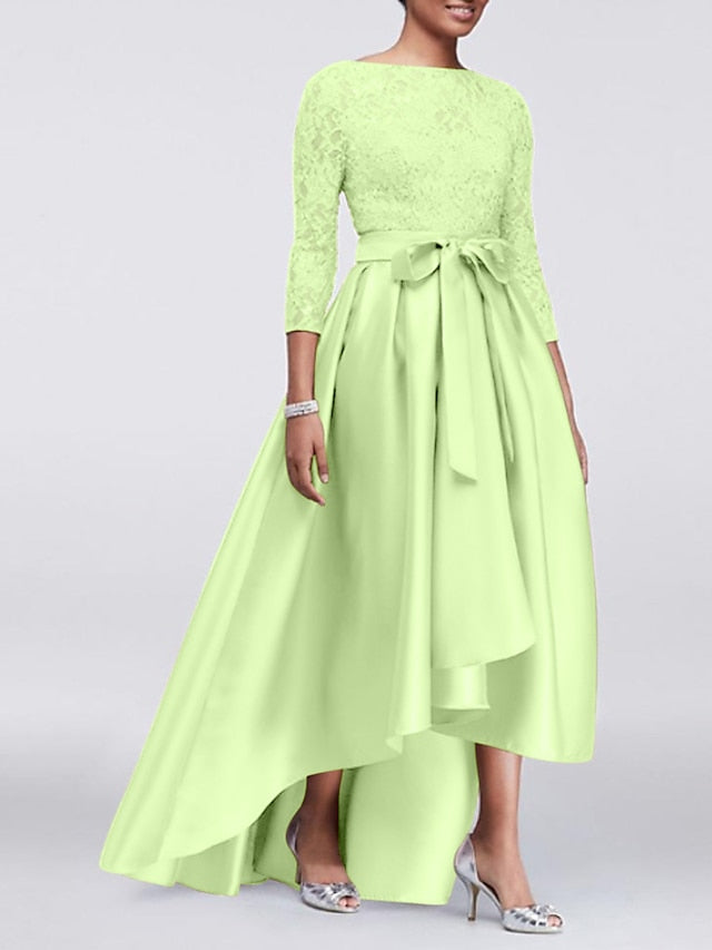 Mother Elegant Size the of Bride Plus Wedding Dress A-Line Guest FashionChic