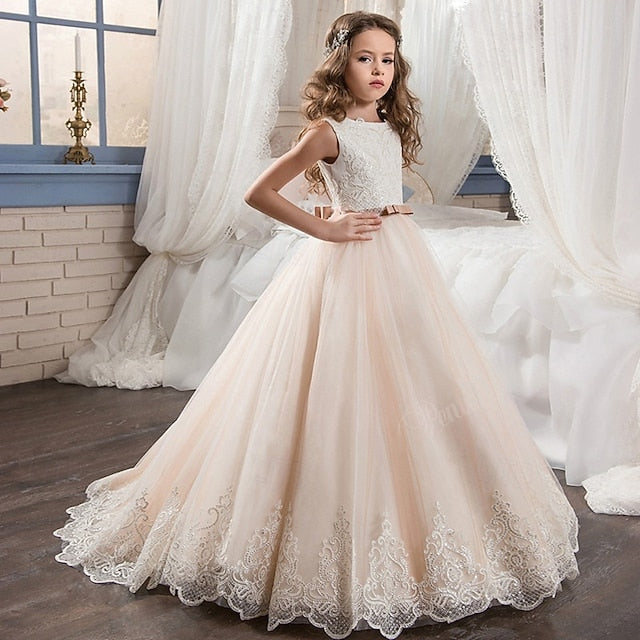 Princess Dress Kid's Girls' Girl Flower FashionChic