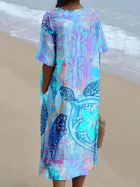 Women's Midi Dress Sundress Summer Dress Vacation Casual