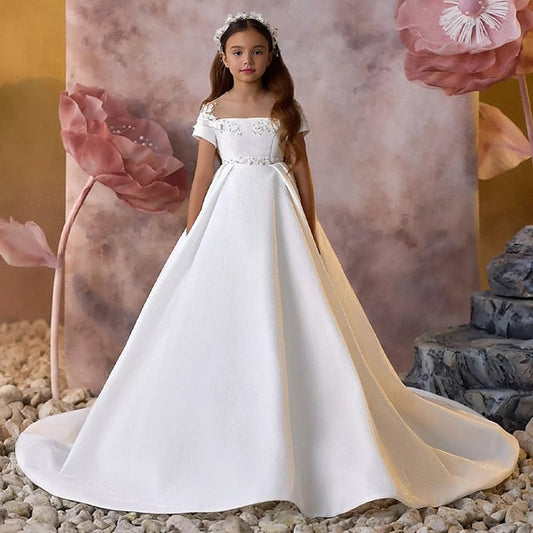Girls' Communion Party Dress First Girl Flower FashionChic