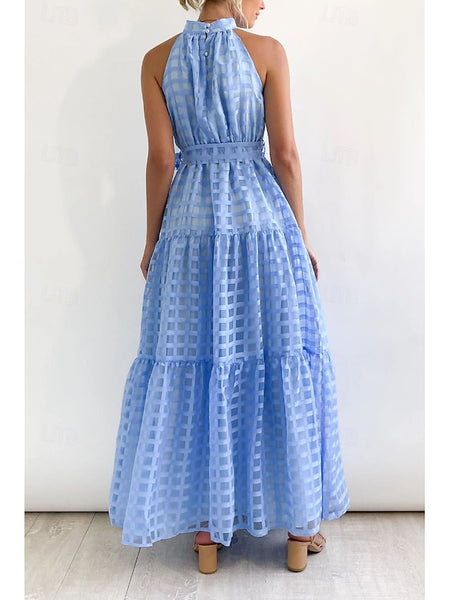 Women's Long Dress Maxi Dress Graduation Dress Halter Neck