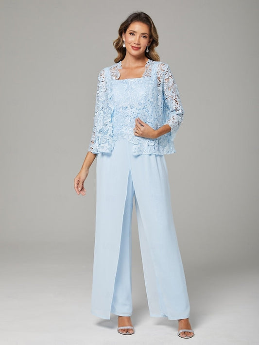 Pantsuit Bride Piece Guest of Dress 3 Mother Formal the Wedding FashionChic