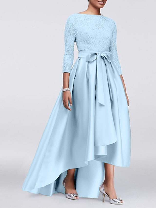 Mother Elegant Size the of Bride Plus Wedding Dress A-Line Guest FashionChic