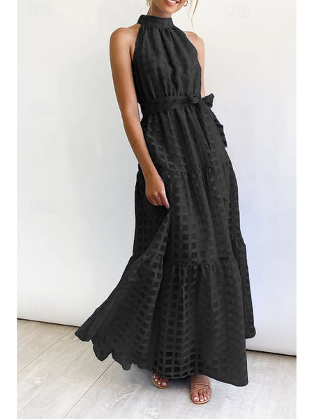Women's Long Dress Maxi Dress Graduation Dress Halter Neck