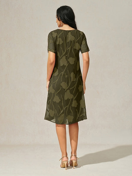 Women's Mini Dress Chiffon Dress Elegant Daily Wedding