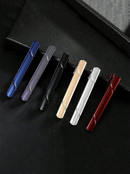 Clip Men's Colors 7 Tie Metal Classic Available - FashionChic