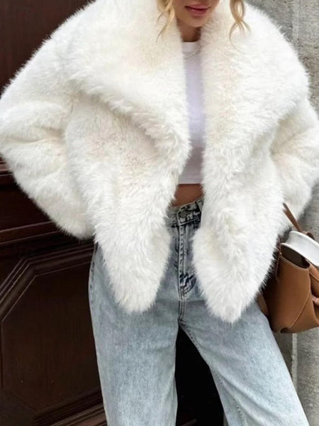 Faux Fur Coat Furs Women's Comfortable Leathers Warm FashionChic
