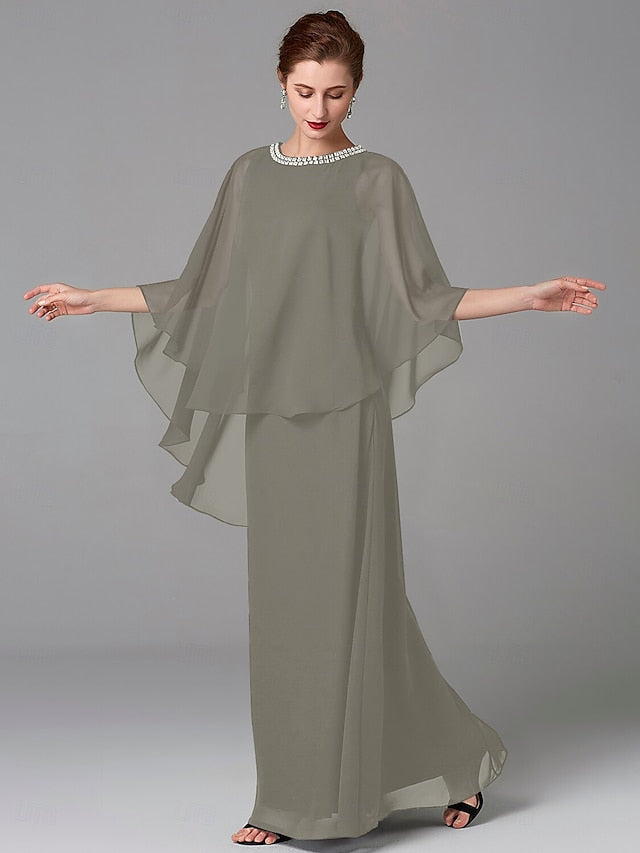 Plus the Size of A-Line Guest Bride Mother Wedding Elegant Dress FashionChic