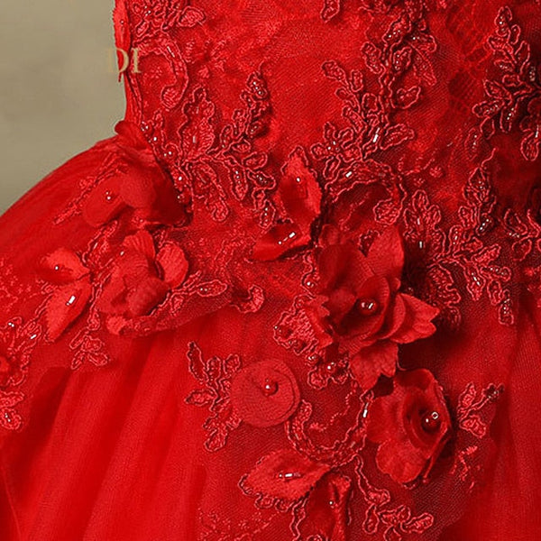 Party Flower Dress Princess Girl Girls' FashionChic