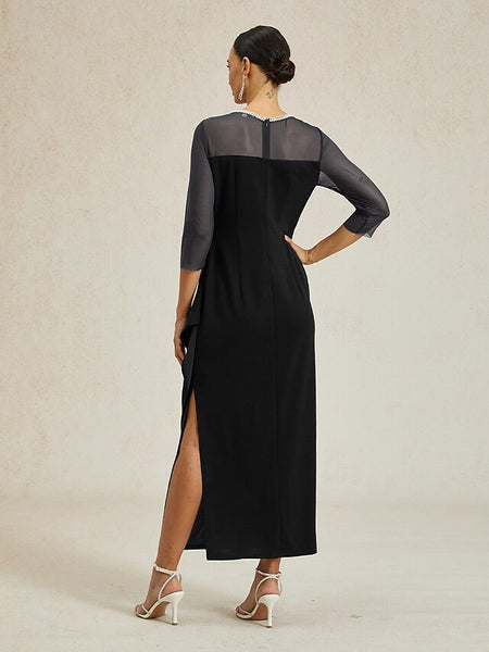 Women's Maxi Dress Sheath Dress Elegant Party Formal Solid FashionChic