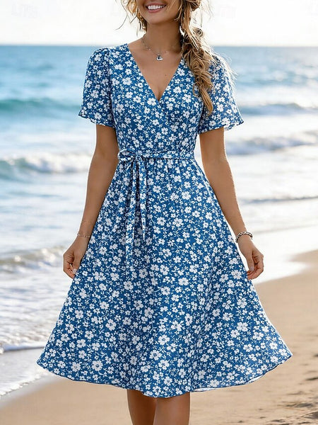 Women's Midi Dress Casual Dress A Line Dress Elegant FashionChic