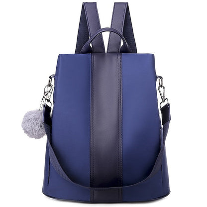 Convertible Pom Backpack Faux Purse Leather with Women's FashionChic