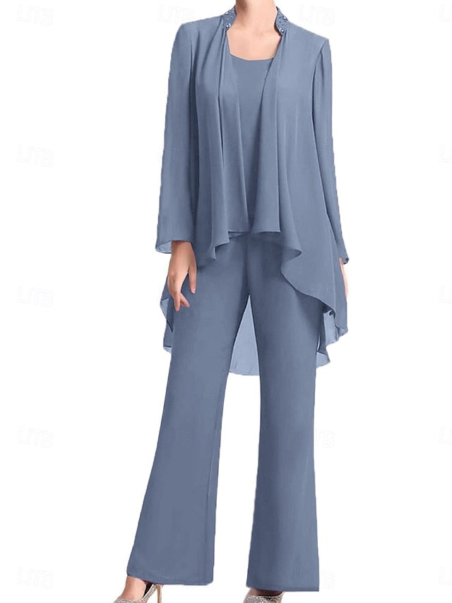 Elegant Simple Guest Bride Mother Dress the Pantsuit Wedding of FashionChic