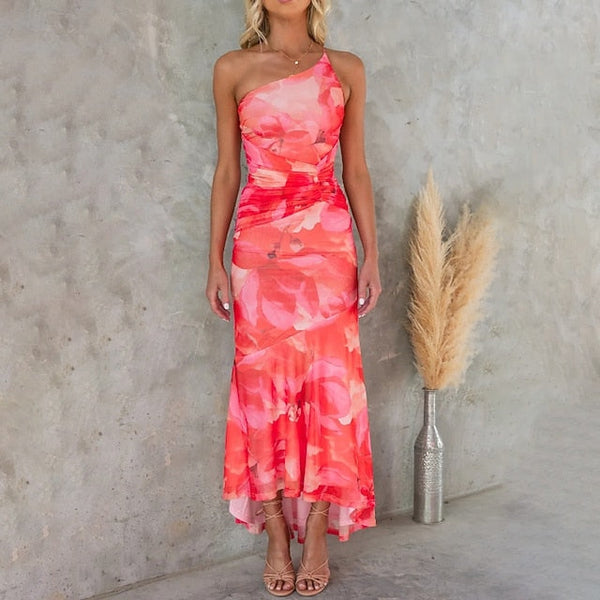 Women's Midi Dress Cocktail Dress Sheath Dress Print Dress FashionChic