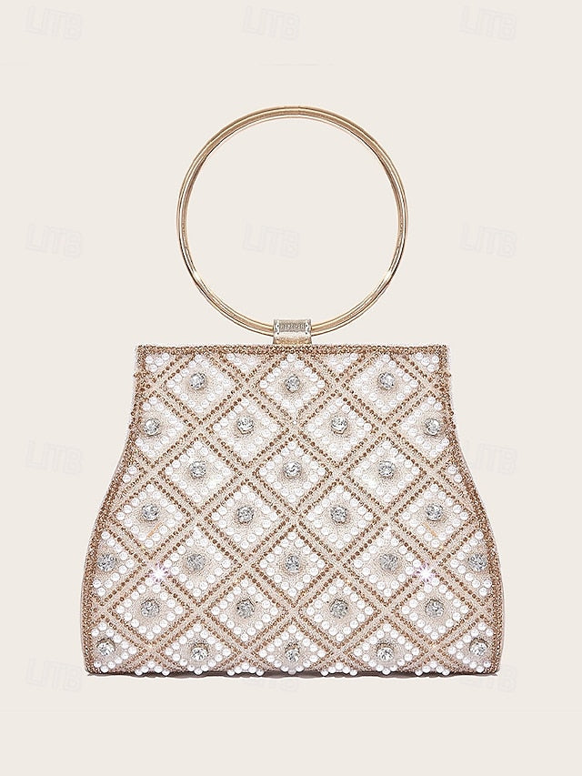 – Embellished Clutch Women's Rhinestone Bag Evening FashionChic
