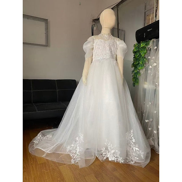 Dress Girls' Party Kids Communion Flower Girl First FashionChic