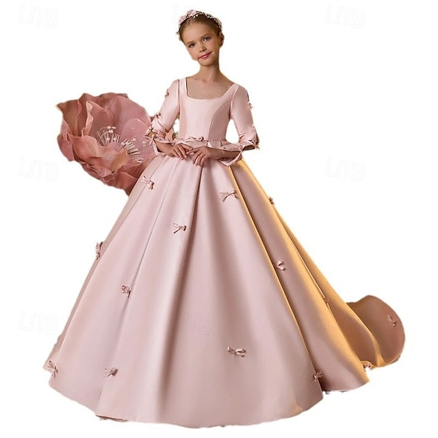 Girl Communion Girls' First Flower Party Dress FashionChic