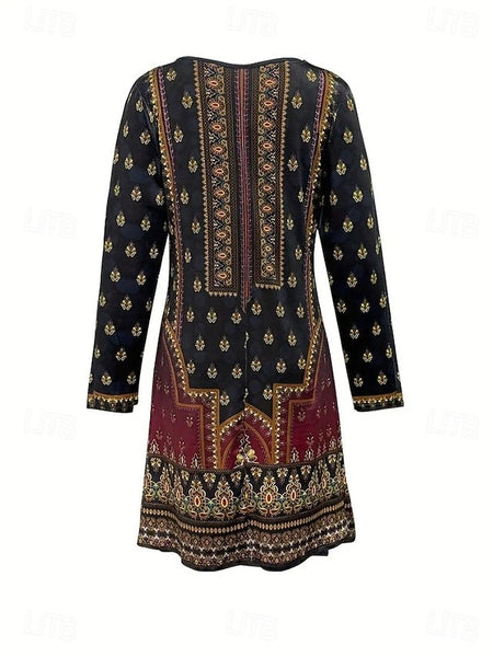 Women's Midi Dress Knit Dress Casual Dress A Line Dress FashionChic