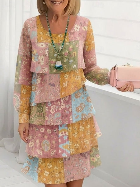 Women's Mini Dress Casual Dress Chiffon Dress Shift Dress