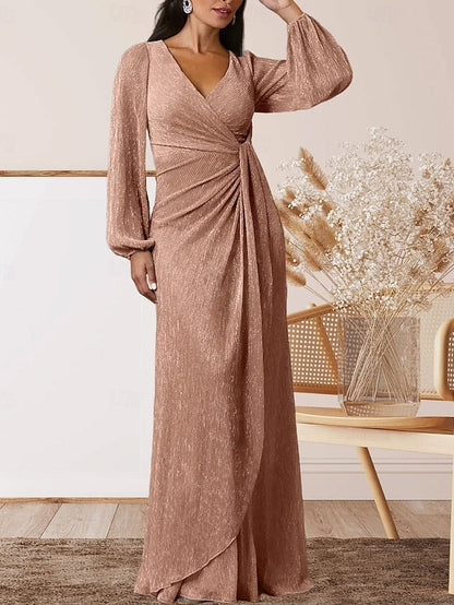 of Elegant Sweet Dress A-Line Wedding Guest the Bride Mother V FashionChic