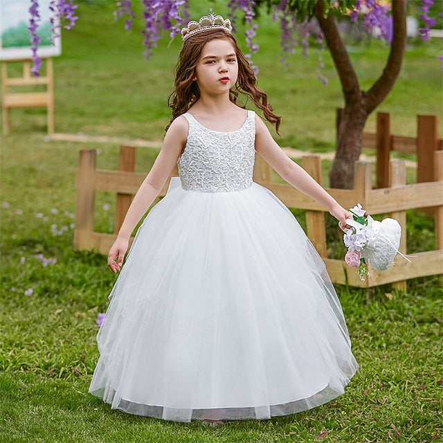 Princess Kid's Flower Girl Girls' Dress FashionChic