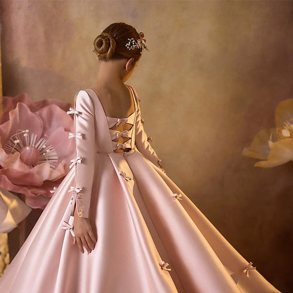 Girl Communion Girls' First Flower Party Dress FashionChic