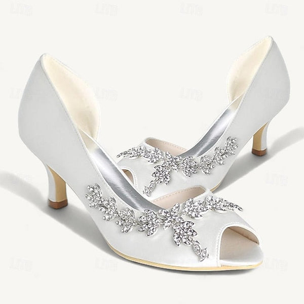 Bridal Women's Bling Shoes Wedding Sparkling FashionChic