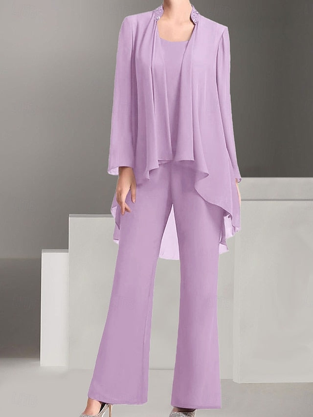Elegant Simple Guest Bride Mother Dress the Pantsuit Wedding of FashionChic