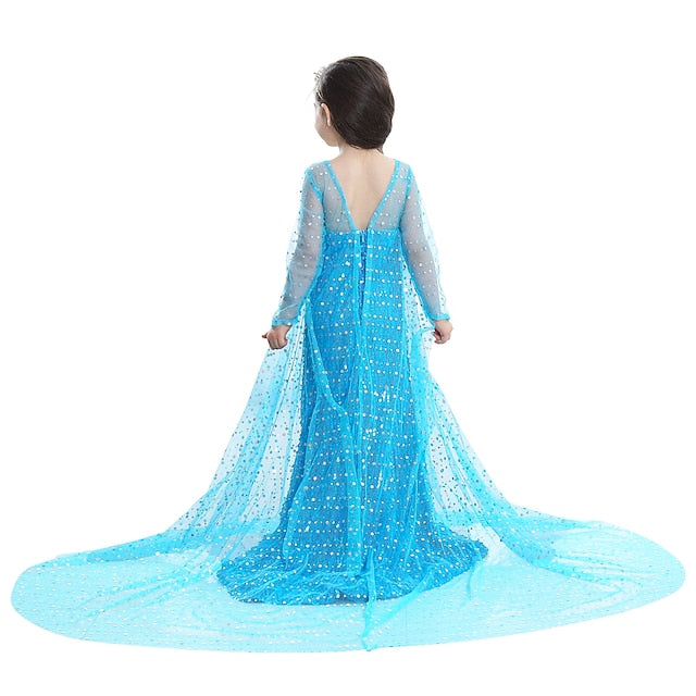 Princess Dress Movie Girl Frozen Elsa Flower Girls' FashionChic