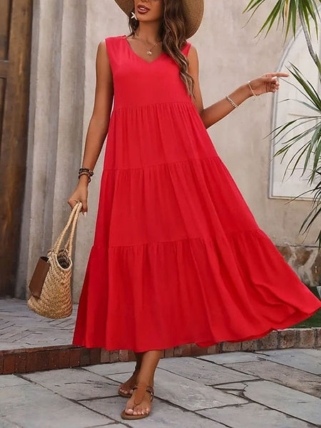 Women's Maxi Dress Casual Dress Swing Dress A Line Dress FashionChic