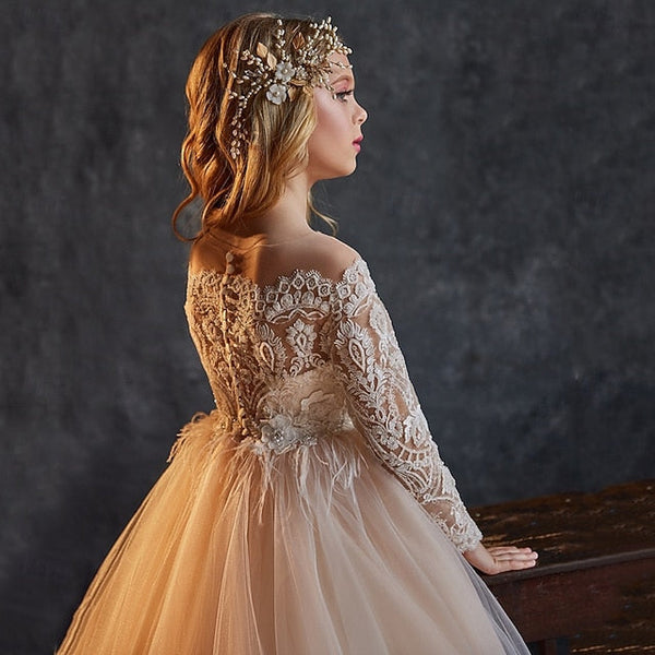 Flower Girl Princess Dress Party Wedding Girls' FashionChic