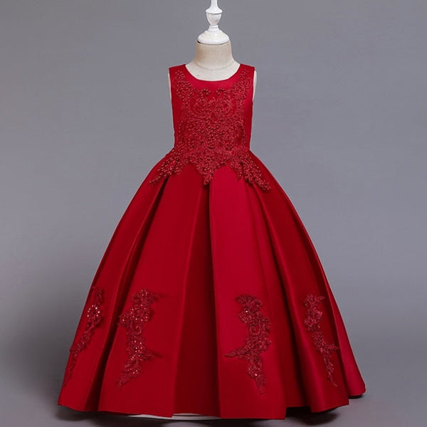 Party Girl Girls' Wedding Dress Flower FashionChic