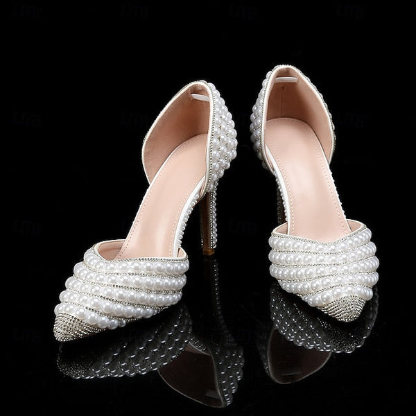White Comfort Wedding Shoes Women's FashionChic
