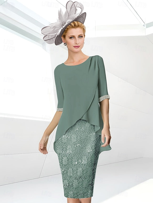 Jewel the Dress Mother Wedding Sheath of Elegant Beach Bride FashionChic