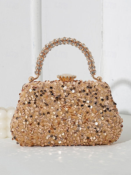 Vintage Bag Embellished Women's Sequin Evening – Clutch FashionChic