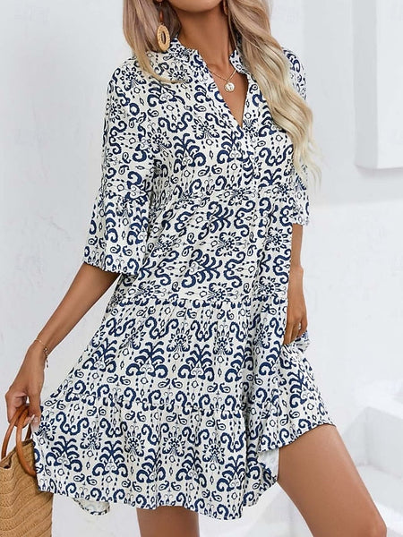 Women's Mini Dress Casual Dress Boho Chic Dresses A Line FashionChic