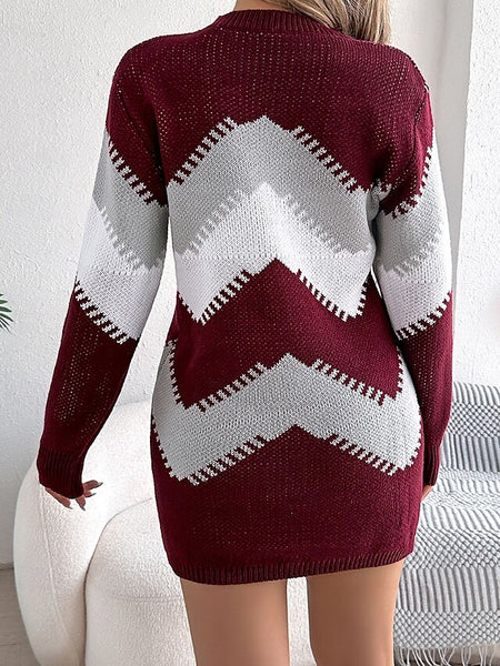 Women's Mini Dress Sweater Dress Fashion Modern Daily