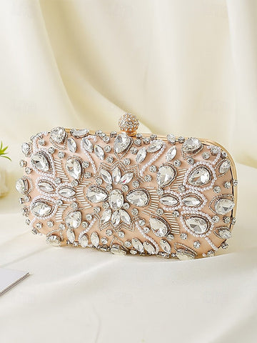 Bag Women's Clutch Crystal-Embellished FashionChic