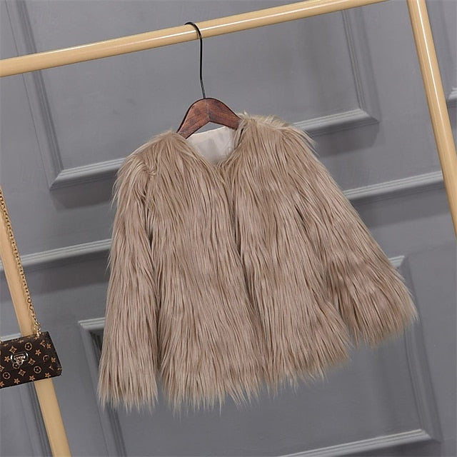 Fur Breathable Coat Faux Women's Elegant Patchwork Warm FashionChic