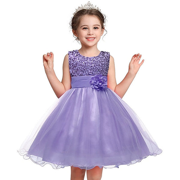 Girl Wedding Flower Party Dress Girls' FashionChic