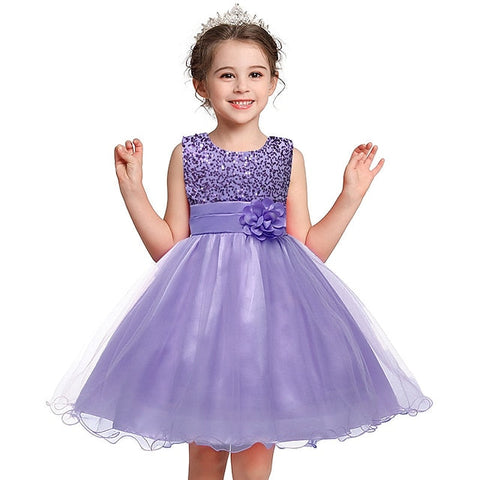 Girl Wedding Flower Party Dress Girls' FashionChic