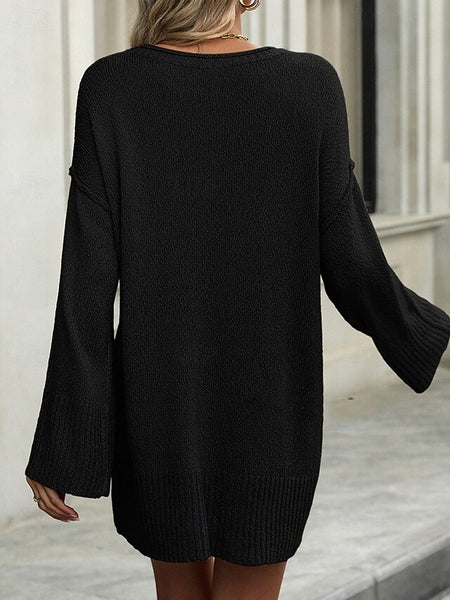 Women's Mini Dress Sweater Dress Casual Dress Fashion